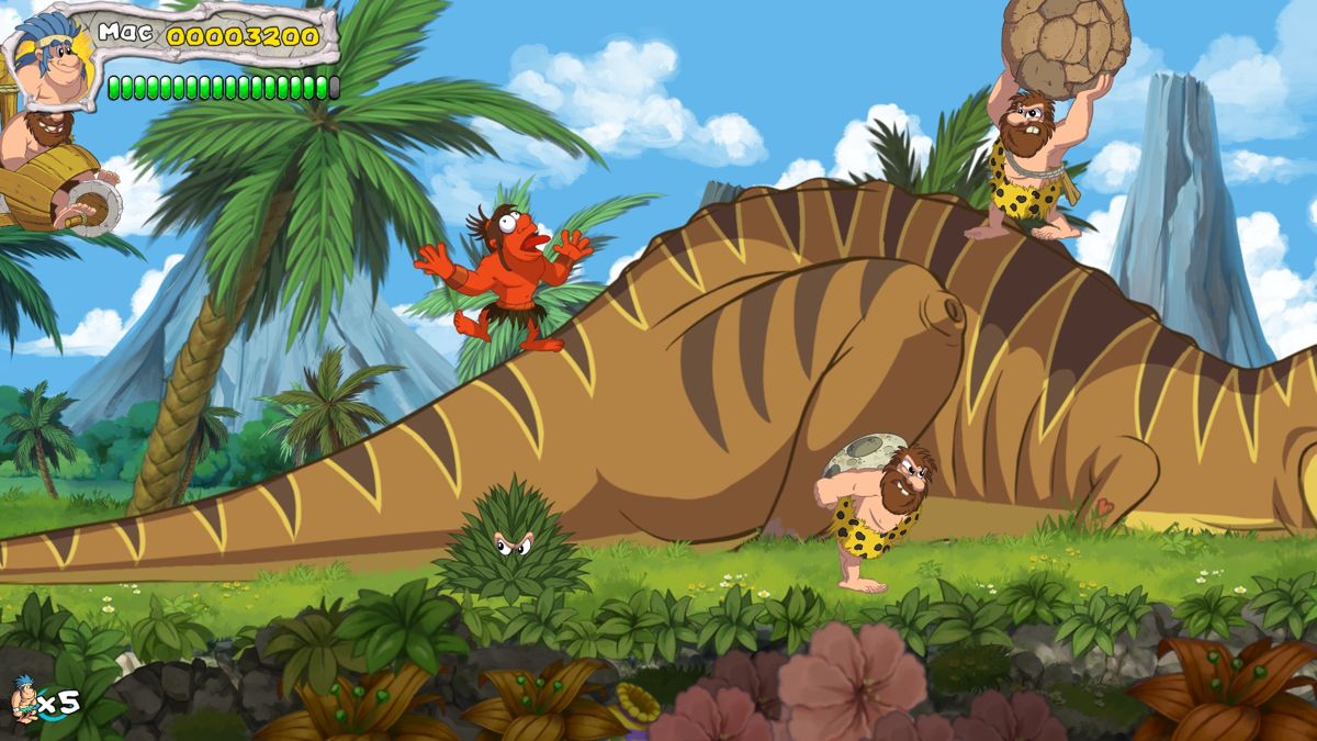 Joe & Mac: Caveman Ninja screenshot 2 for Playstation 5